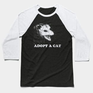 Adopt A Cat Baseball T-Shirt